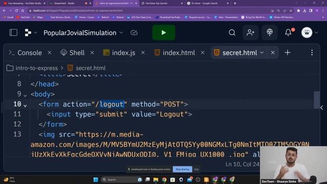 [LIVE] DAY 07 - Backend web development using express and node.js | COMPLETE in 7 - Days смотреть онлайн