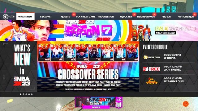 How to Level up FAST IN (SEASON 7) Hit Level 40 in ONE DAY! - NBA 2K23 смотреть онлайн