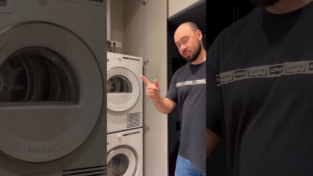 Как сделать постирочный шкаф для стиральной и сушильной машин в колонну. смотреть онлайн