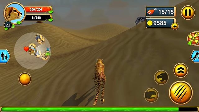 Cheetah Family Sim 3D Android Gameplay HD #12 смотреть онлайн