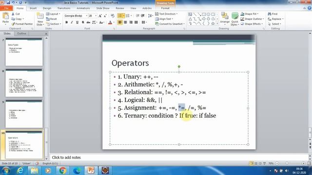 Java- Operators - Assignment- Chapter12 смотреть онлайн