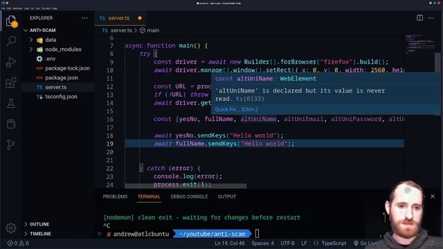 How I Used Selenium to Pollute a Scammer's Form with 150,000 Fake Entries | Part 2 - Automation смотреть онлайн