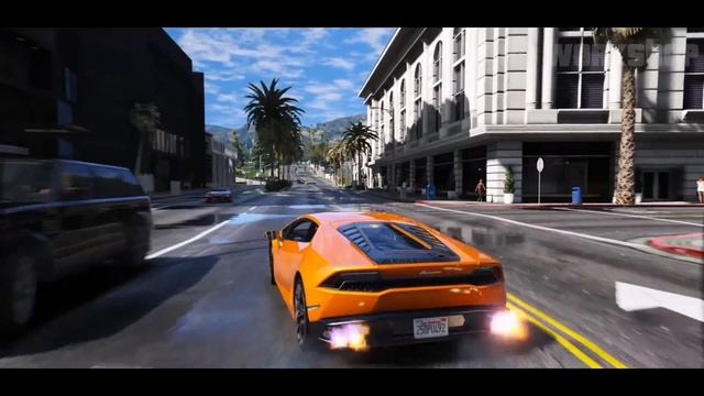 GTA V: Lamborghini Huracan PC MOD - REDUX & M.V.G.A. смотреть онлайн