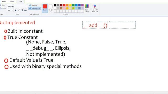 PYTON TUTORIAL: NOTIMPLEMENTED IN PYTHON||WHAT IS NOTIMPLEMENTED IN PYTHON||WITH EXAMPLE смотреть онлайн