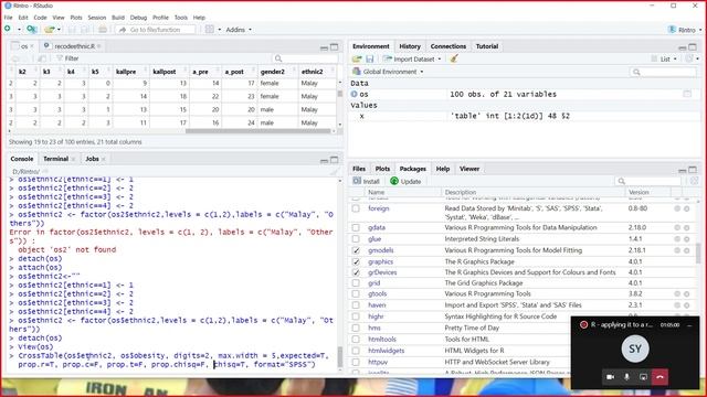 How to do chisquare, fisher, correlation and linear regression using R Studio? смотреть онлайн