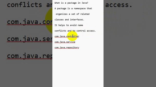 What is a package in Java смотреть онлайн
