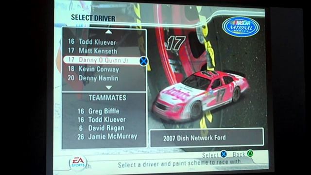All NASCAR 08 Drivers/Cars/Paint Schemes (NASCAR Busch Series) смотреть онлайн