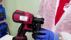 Покраска краскопультом RedVerg RD-PS18V как настроить, как правильно красить, как разводить краску