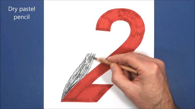 How to Draw Number 2 3D Trick Art 3D Drawing смотреть онлайн