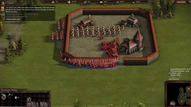 Cossacks 3 - Mission 2 WAR IN INFANTRY | Cossacks gain faime смотреть онлайн