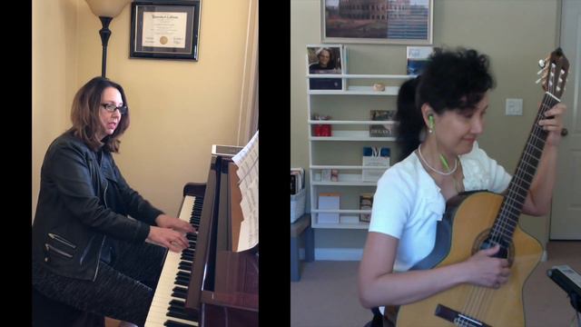 Lullaby of Birdland by George Shearing - Piano and Guitar смотреть онлайн