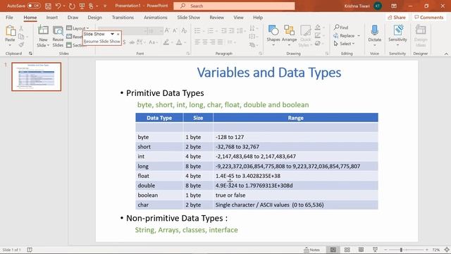 Java Tutorials -Tutorial No 4: Variables and Data Types смотреть онлайн