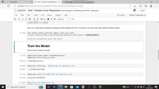 Machine Learning Python- Linear regression смотреть онлайн
