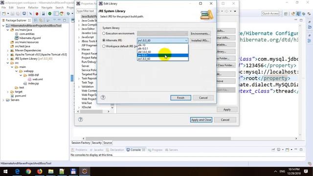 Hibernate in Maven Project and JBoss Tools смотреть онлайн