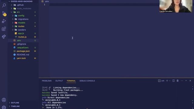 Cápsula 6 Parte 1 - Sequelize Explicación y Configuración смотреть онлайн