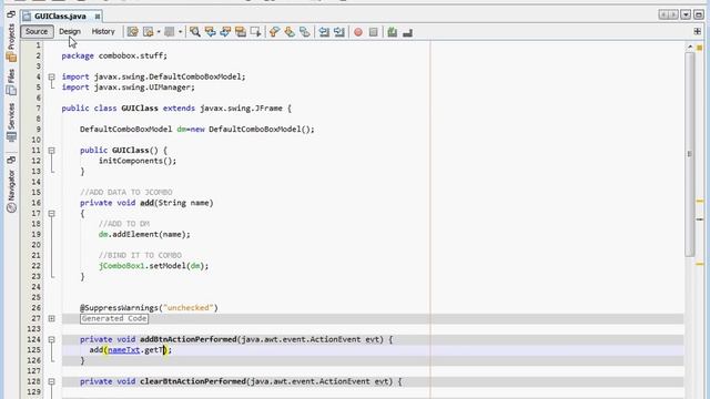 Java JComboBox - Add From,Set Selected Items To jTextField смотреть онлайн