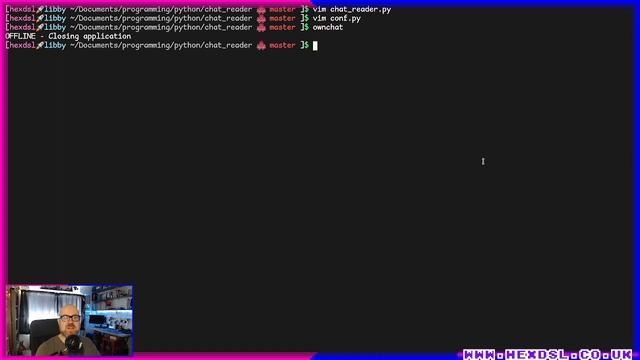 Fun with Python and Owncast chat. смотреть онлайн