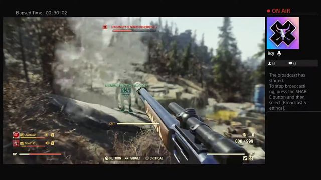 How to push XP and Script Fallout 76 Live Gameplay. смотреть онлайн
