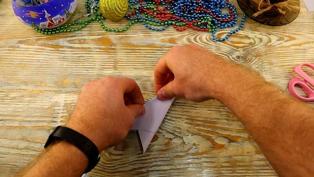 Как красиво вырезать снежинку из бумаги/ Снежинка из бумаги просто | Paper Snowflake/ Снежинки #110 смотреть онлайн