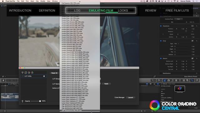 Использование LUT в цветокоррекции //перевод// смотреть онлайн