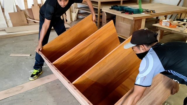 MEMBUAT LEMARI TV MINIMALIS DARI KAYU