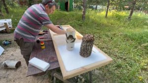 Теплая дверь для бани своими руками!