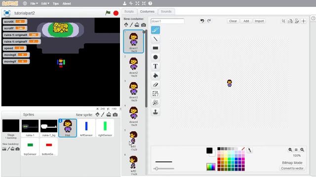 Scratch - Undertale Tutorial Part 2 смотреть онлайн