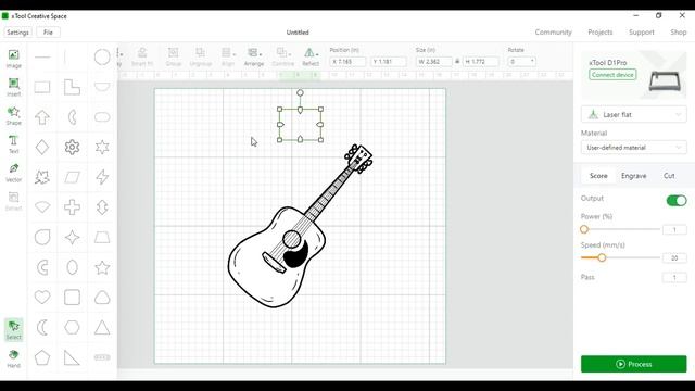 Learning how to Cut with Xtool Creative Space - Tutorial смотреть онлайн