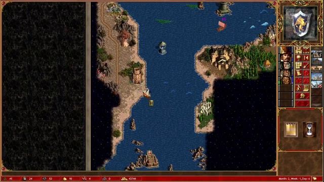 Heroes 3 HOTA Playthrough 44, Part 2 ( Grim's Broken Compass 200% v2.6 ) смотреть онлайн