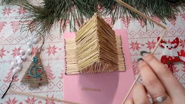 КАК СДЕЛАТЬ ДОМИК ИЗ СПИЧЕК - DIY. How To Make A Match House. смотреть онлайн