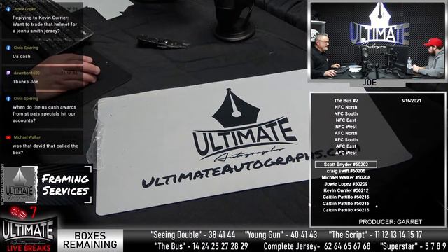 Ultimate Autographs Live Breaks! смотреть онлайн