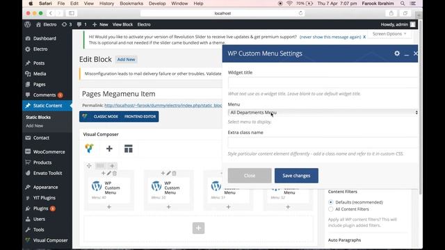 Step-6┇ Megamenu Setup ┇v1.x.x ┇ Electro WooCommerce Theme ᴴᴰ смотреть онлайн