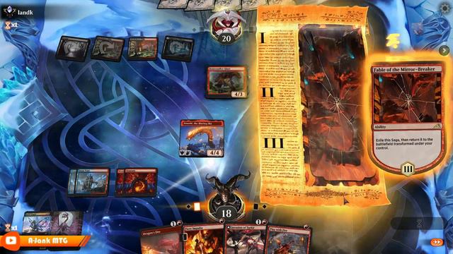 🔵🔴 Izzet Sarkhan Dragons | Explorer - MTG Arena | March of the Machine Aftermath - Bo1 смотреть онлайн