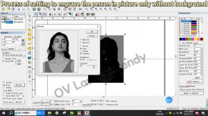 Turorials: How to engrave photo/picture/bitmap without backgroud in EZCAD 2 by fiber laser