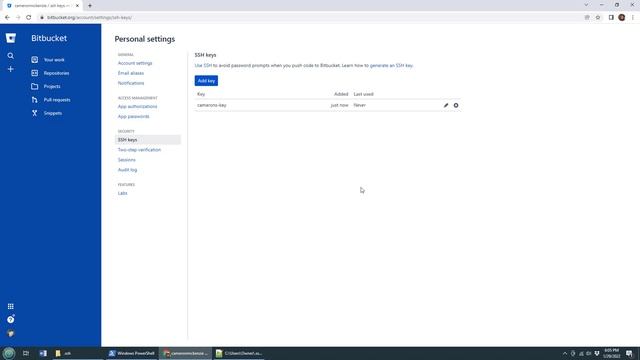 Create and Configure BitBucket SSH keys for Git смотреть онлайн