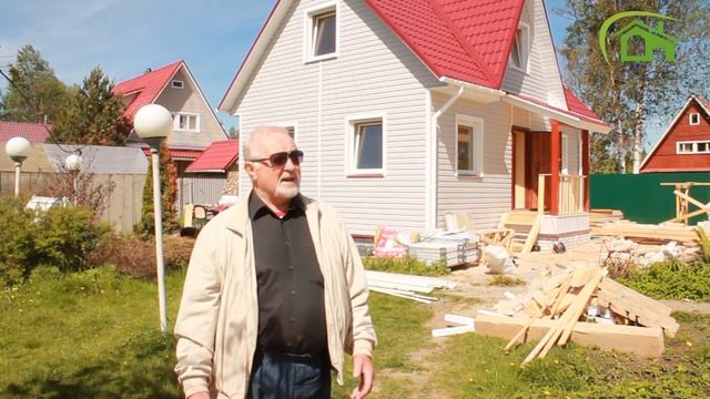 Каркасный дом 6х8 СНТ "Тройка" ||| СК Дачник смотреть онлайн