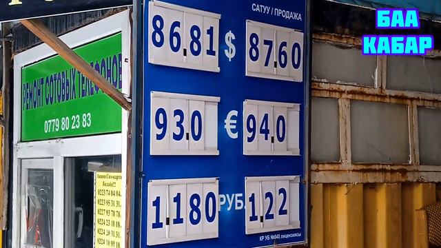 23.Валюта курс: рубль доллар евро тенге…Ош.Жалал-Абад.Моссовет.Кыргызстан.11-февраль. смотреть онлайн