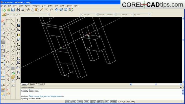 CorelCAD - Creating A Chair Demo