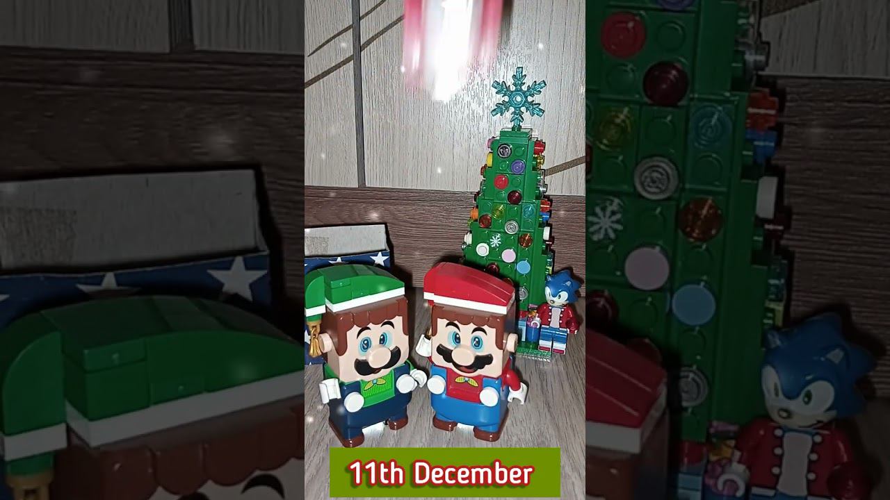 My Christmas & New Year Advent Calendar mini surprises by Lego Super Mario & Luigi. Day 11 #shorts смотреть онлайн