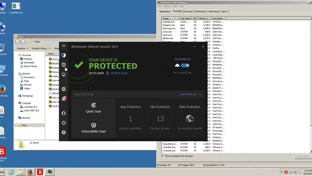 Bitdefender Internet Security 2017 vs CryptFile2 смотреть онлайн
