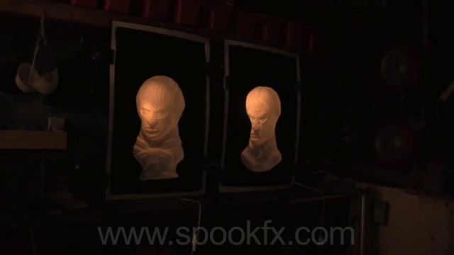 Haunted Mansion Hallway Gallery Follow Busts - Test #1 смотреть онлайн