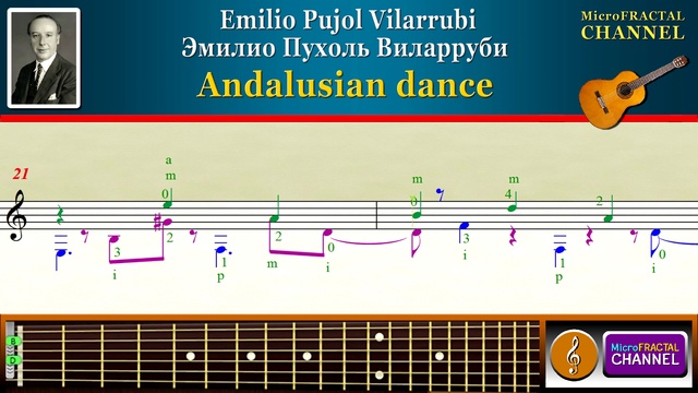 Emilio Pujol Andalusian Dance Guitar | Эмилио Пухоль Андалузский танец Гитара