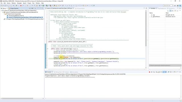 Java - Basic OOP - Access Modifiers, Getters and Setters (Star Wars) - Mod3, Les1, Vid 3/8 смотреть онлайн