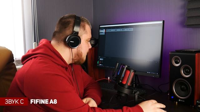 Теперь идеал! Обзор нового USB микрофона FiFine A8 AMPLIGAME смотреть онлайн
