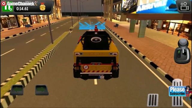 Emergency Driver Sim City Hero "Fire Truck Rescue" Driver Simulator Games / Android Gameplay Video смотреть онлайн
