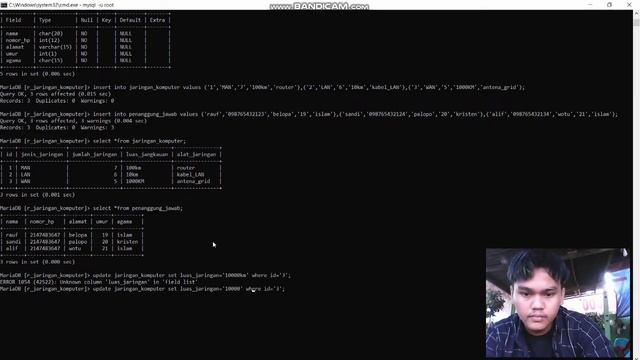 MEMBUAT DATABASE MENGGUNAKAN LOCALHOST PHPMYADMIN!! MENGGUNAKAN PERINTAH INSERT, ALTER INNER JOIN. смотреть онлайн