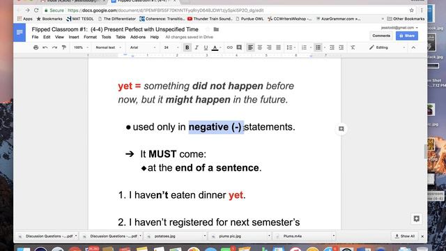 Flipped Classroom #1 Present Perfect Unspecified Time (4-4) смотреть онлайн