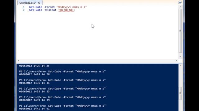 Creating Time Stamps With Powershell Get-Date смотреть онлайн