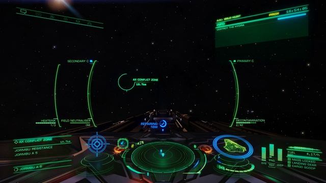 Thargoid Annihilation - AX Combat Zone Solo | Corvette смотреть онлайн