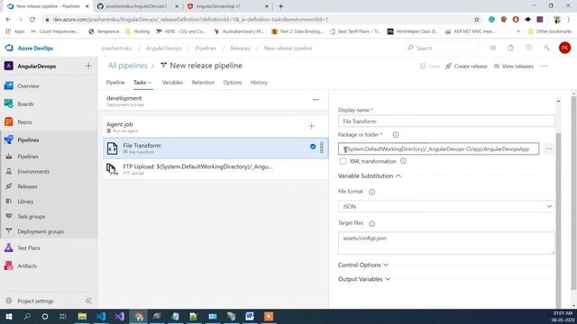 Azure Devops with angular Part 3 - Using environment variable with Angular смотреть онлайн